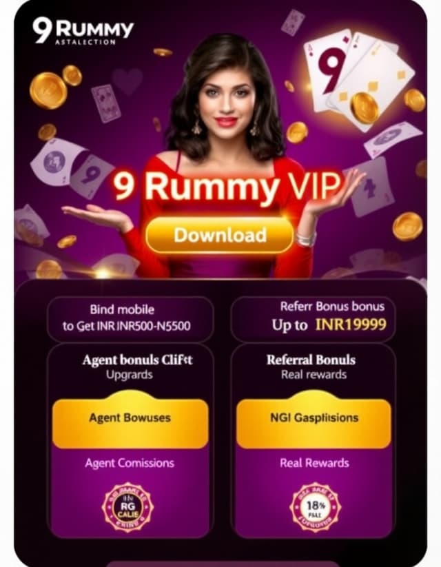 9 Rummy Banner